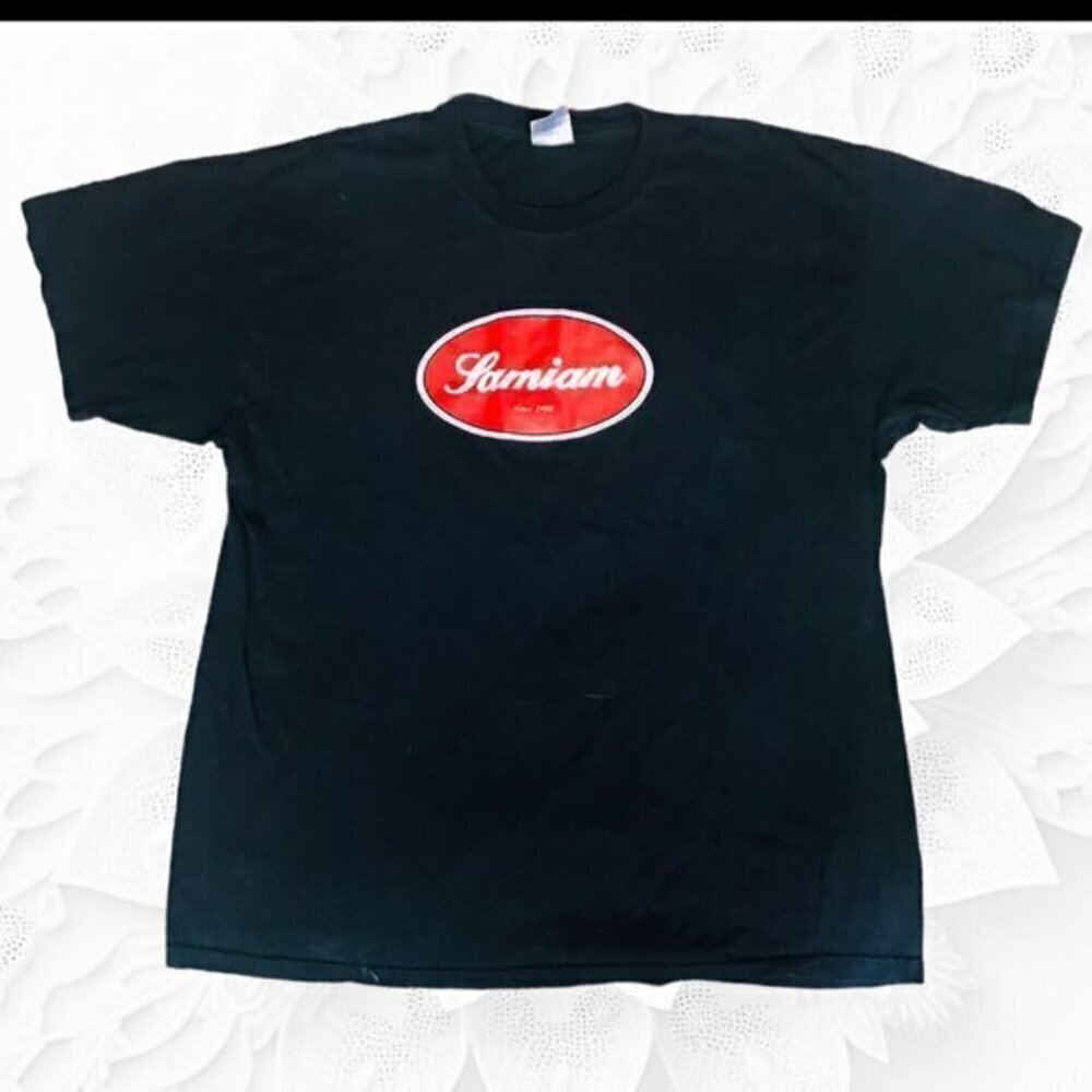 Samiam Black Band T-Shirt With Red Graphic Size Large